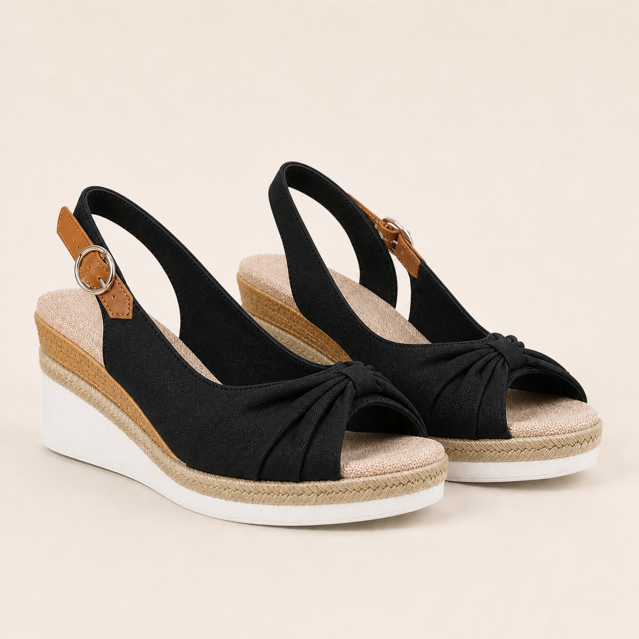 Alina espadrile Negru