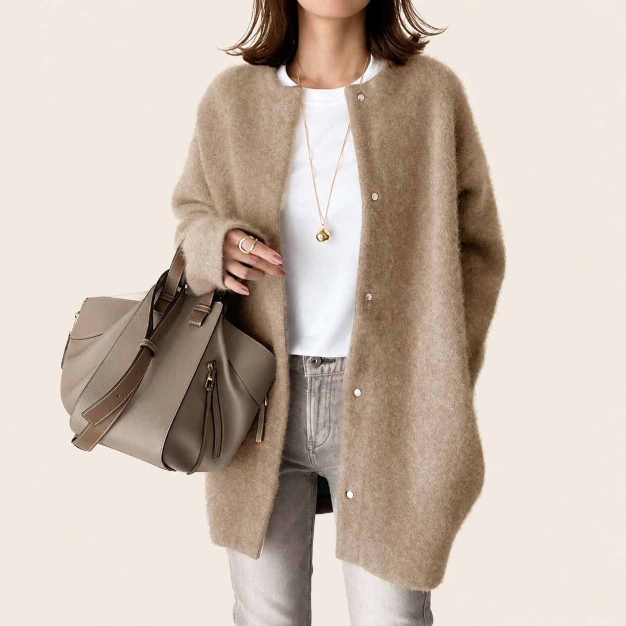 Amanda | Refined lagen Cardigan – uniforme Produktaufnahme