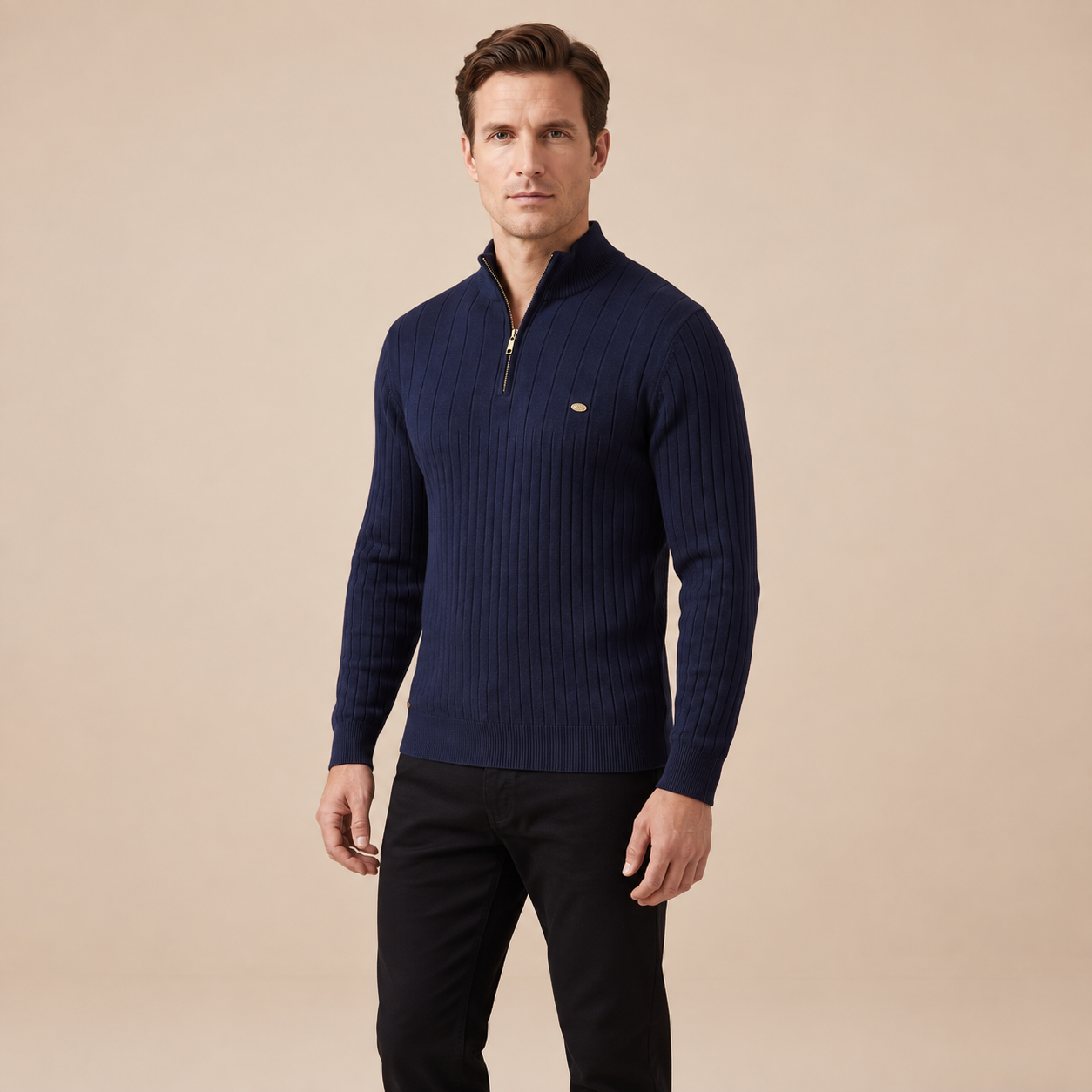Aurel – Marineblau weitere Pose