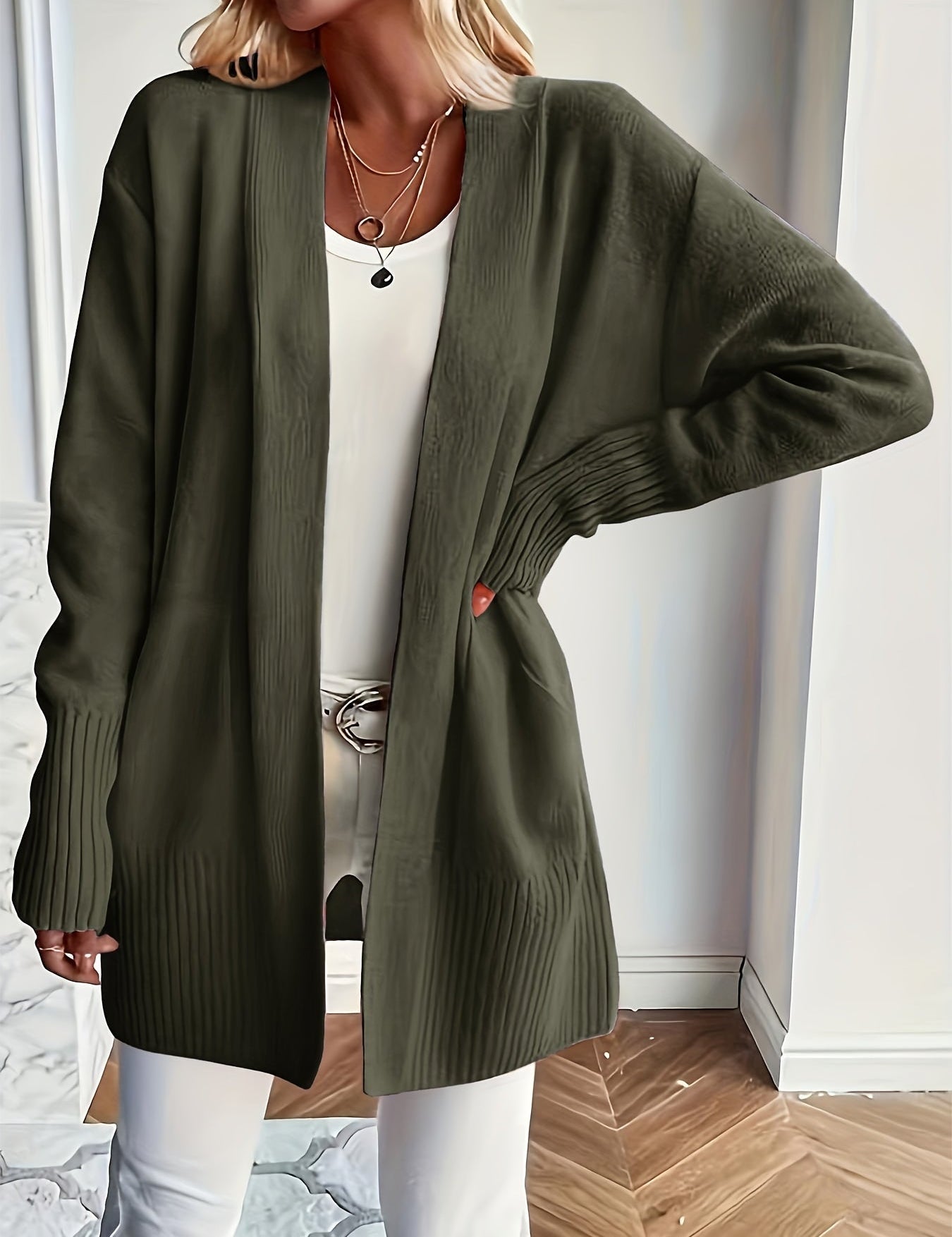 Flor | Kuschelig Strickcardigan – Bild 6