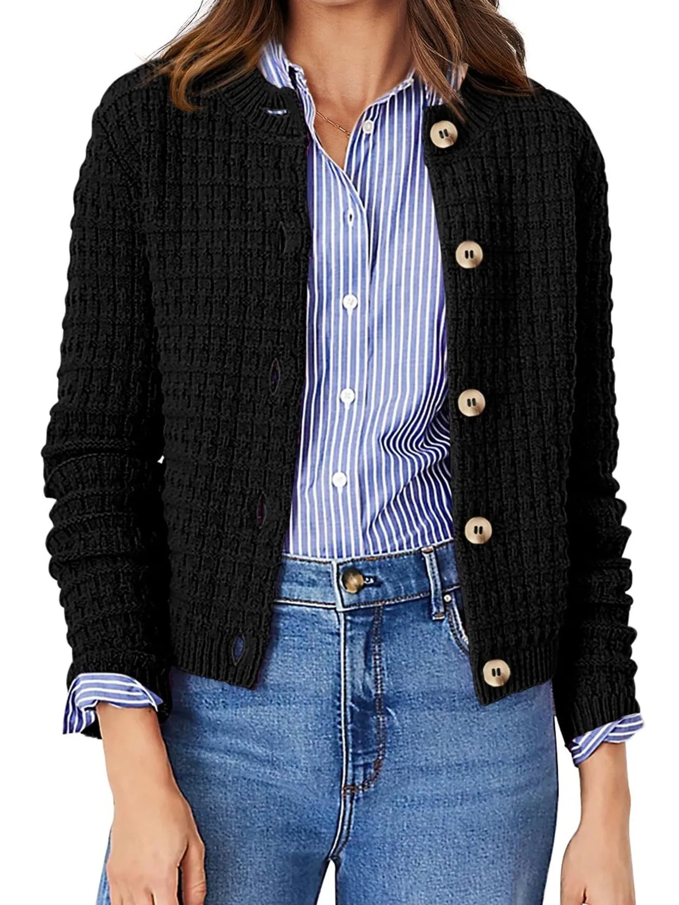 Harper | Cardigan mit Knopfleiste – Bild 13