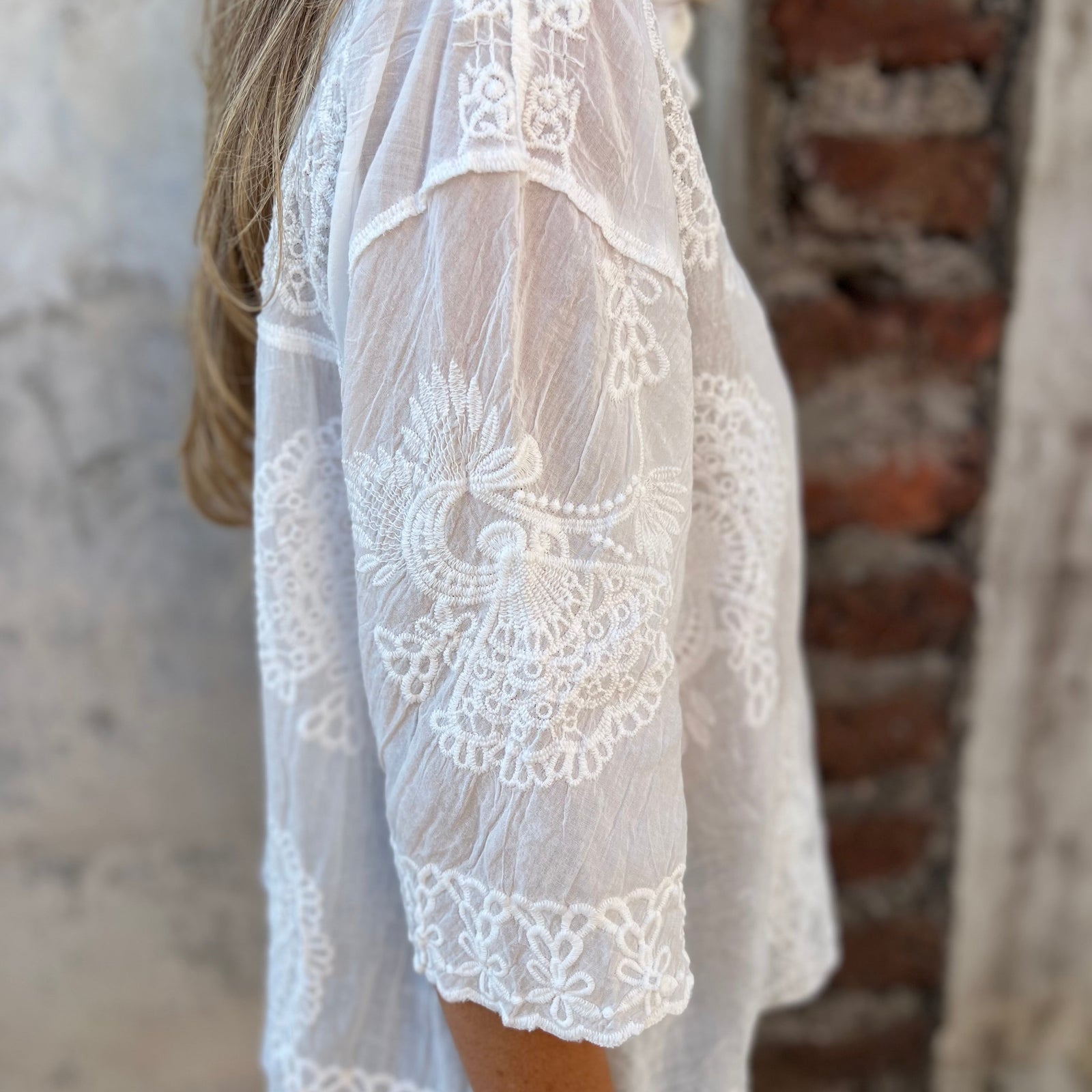 Laura | Gestickt lang-sleeved Cardigan – Bild 5