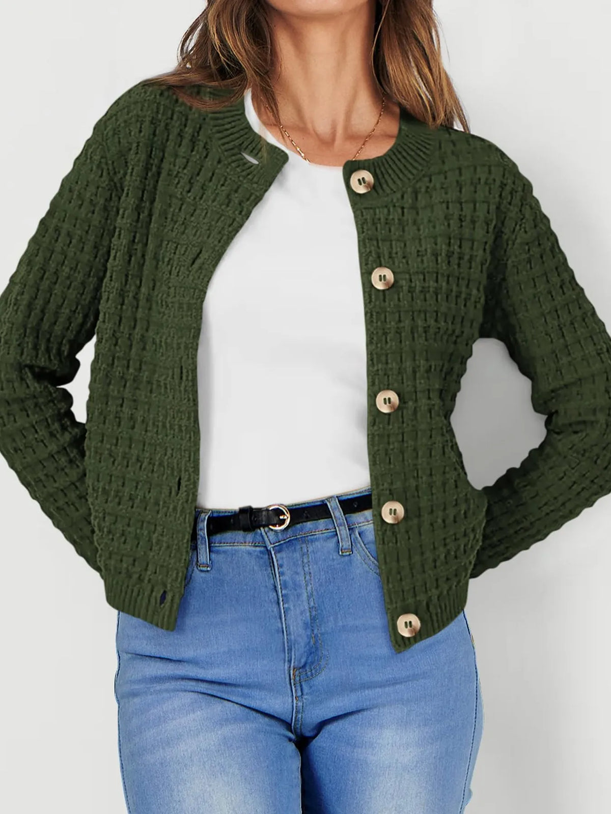 Harper | Cardigan mit Knopfleiste – Bild 10