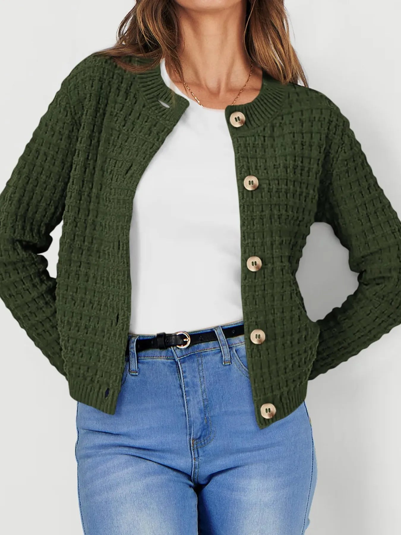 Harper | Cardigan mit Knopfleiste – Bild 10