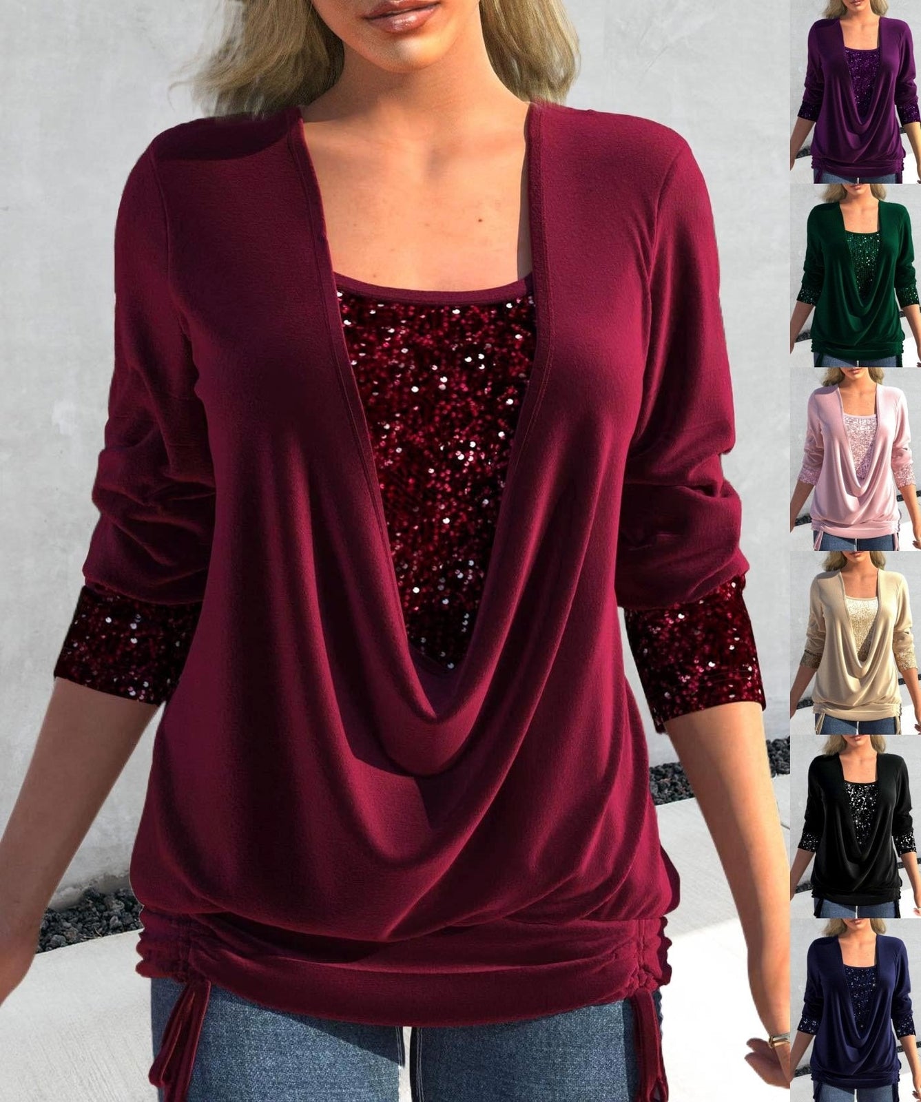 Flaire | Glitter Sequin Top – Bild 1
