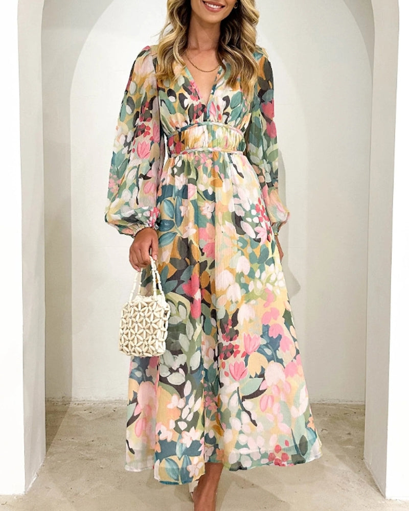 Ruxandra | Langes Kleid im Boho-Stil