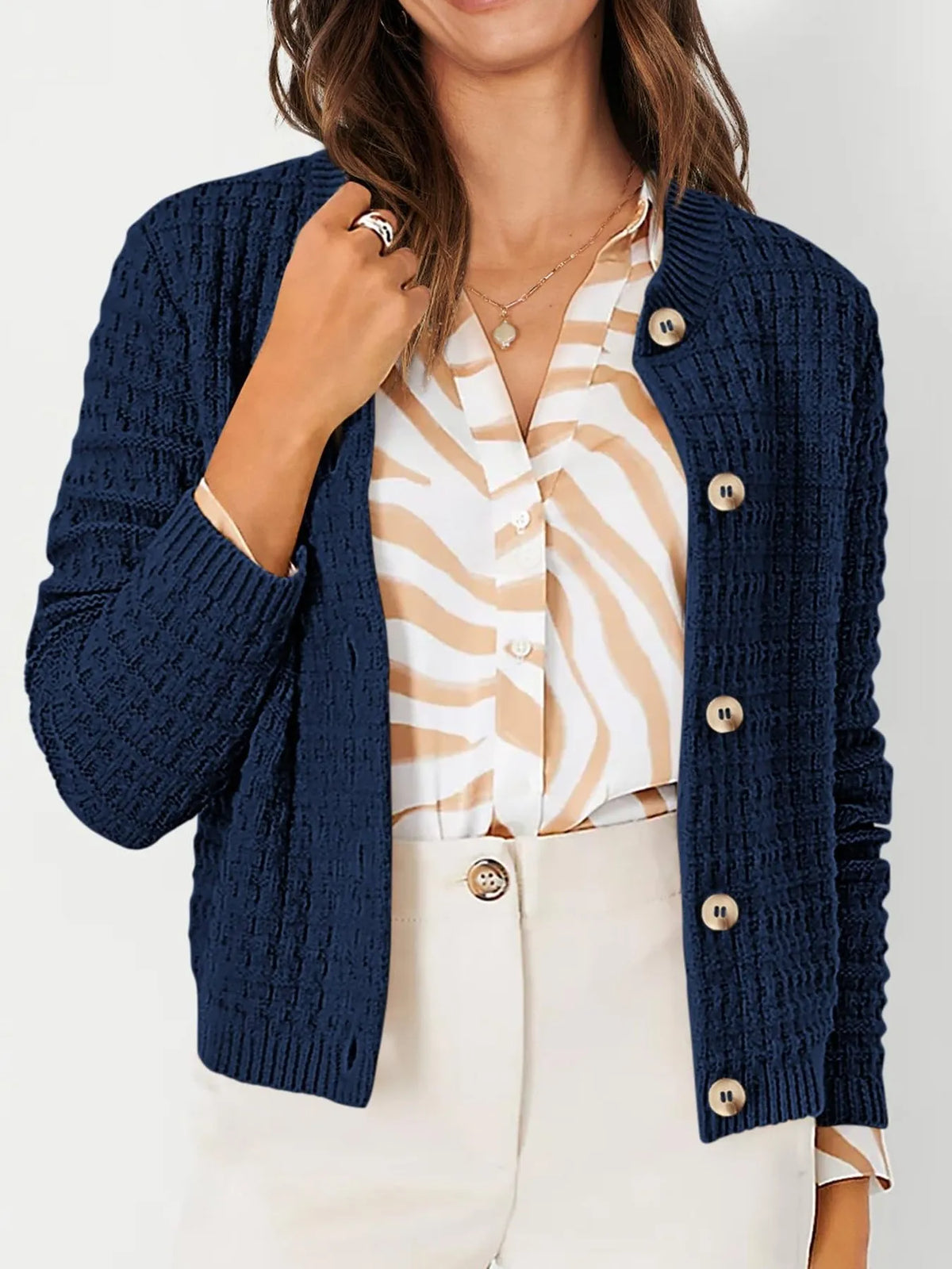 Harper | Cardigan mit Knopfleiste – Bild 21
