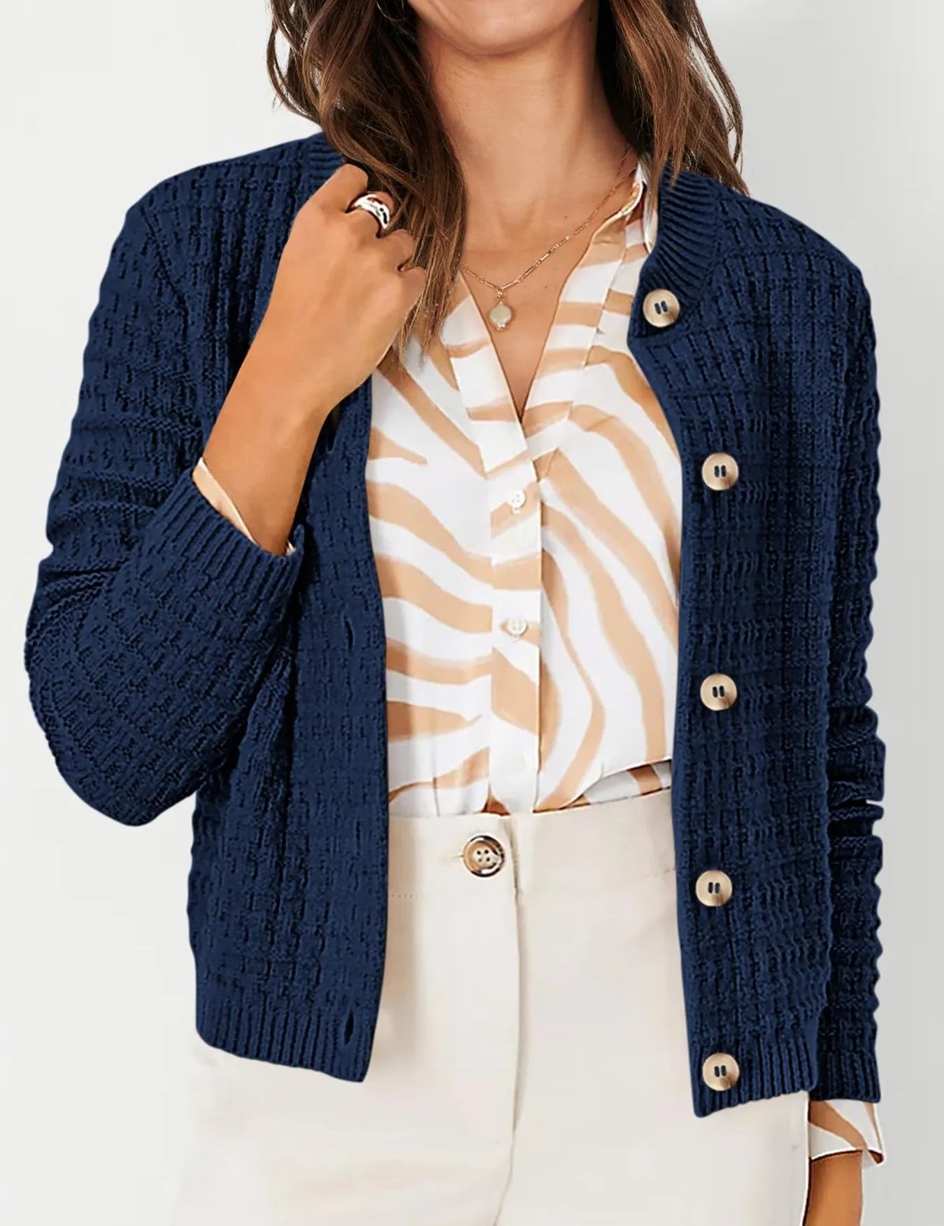 Harper | Cardigan mit Knopfleiste – Bild 21