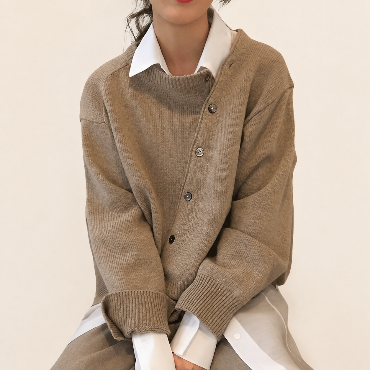Cathy | Relaxed Cardigan – uniforme Produktaufnahme