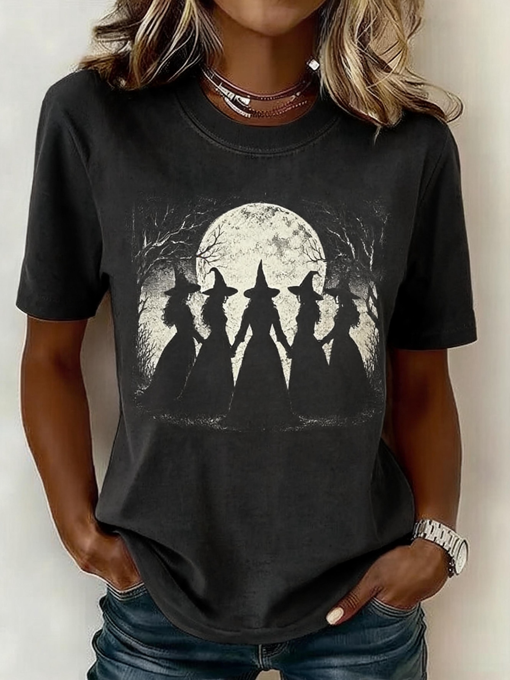 Stella | T-Shirt mit Halloween-Motiv – Produktansicht 1