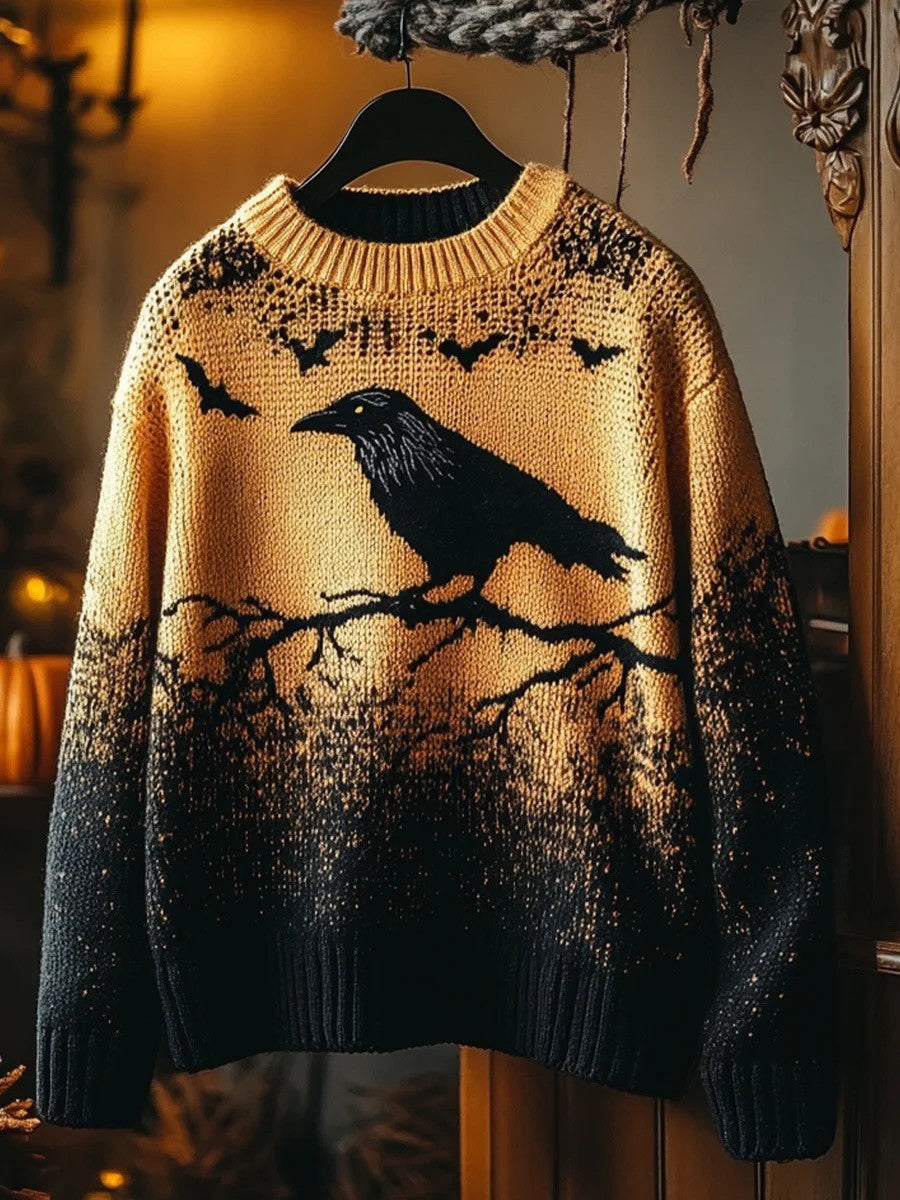 Cristina | Pullover mit Krähenmotiv – Produktansicht 1