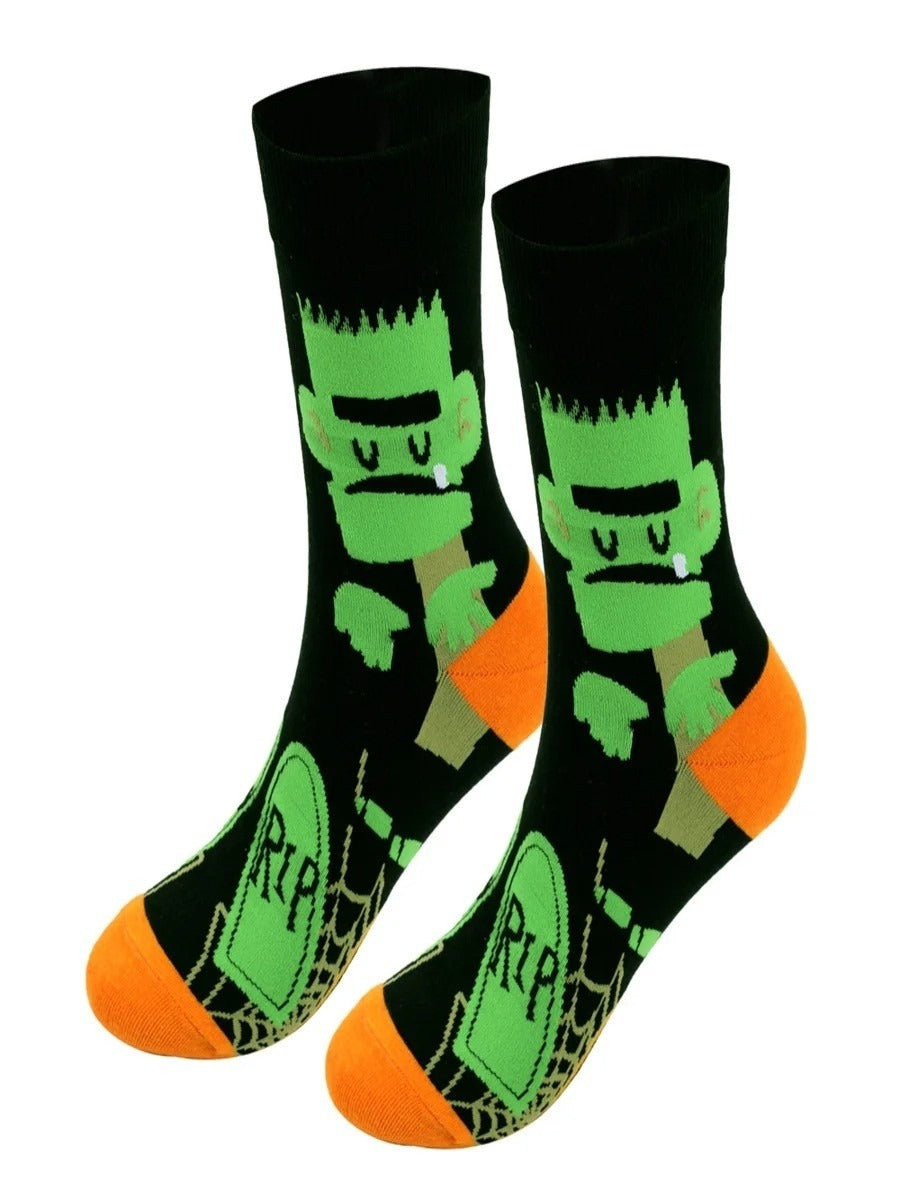 Charlotte | Socken mit Halloween-Motiv – Produktansicht 2