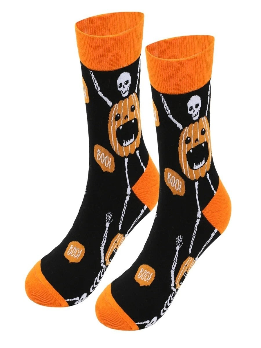 Charlotte | Socken mit Halloween-Motiv – Produktansicht 3