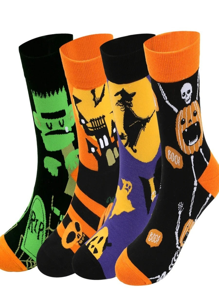 Charlotte | Socken mit Halloween-Motiv – Produktansicht 5