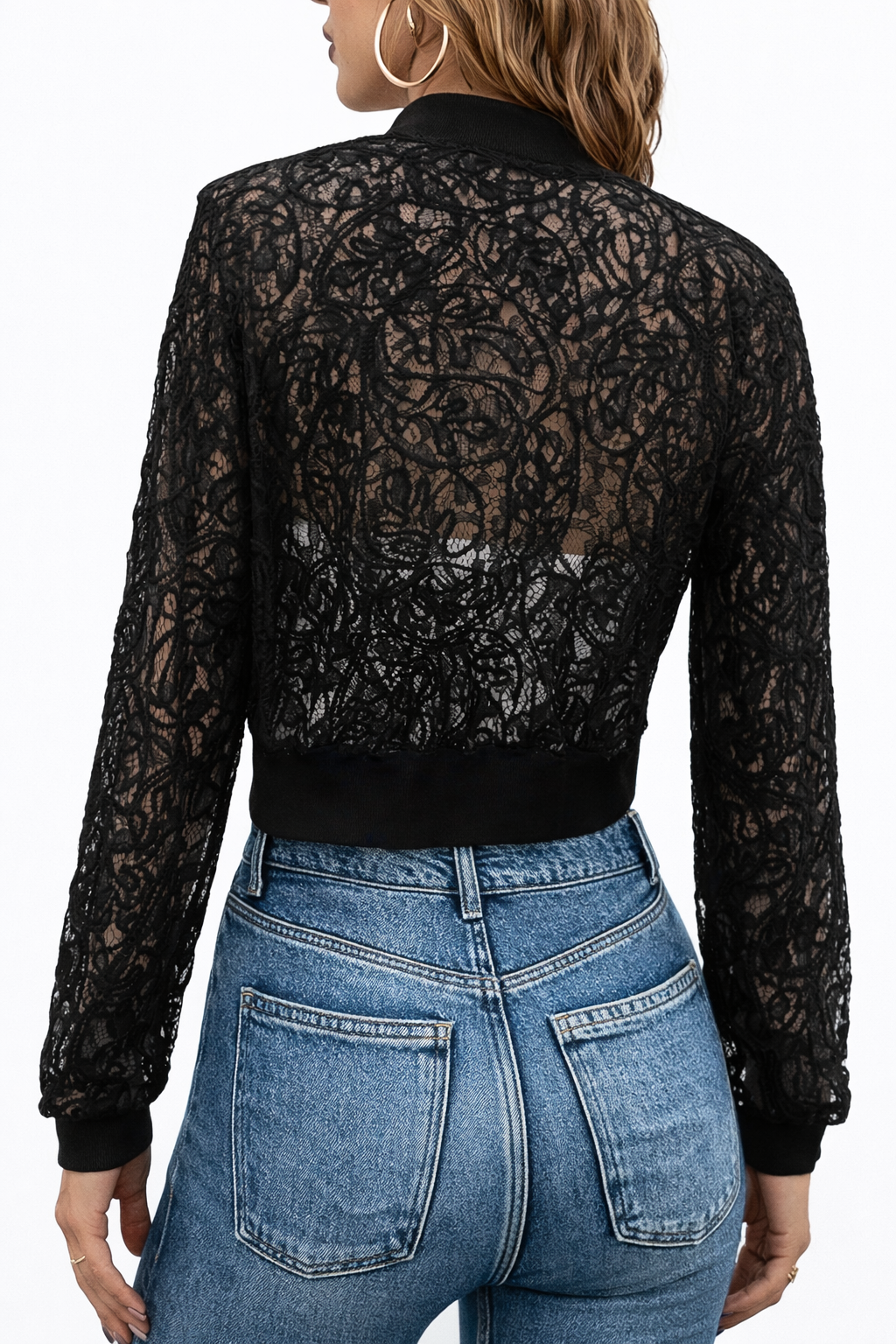 Jachetă bomber Chloe cu model elegant