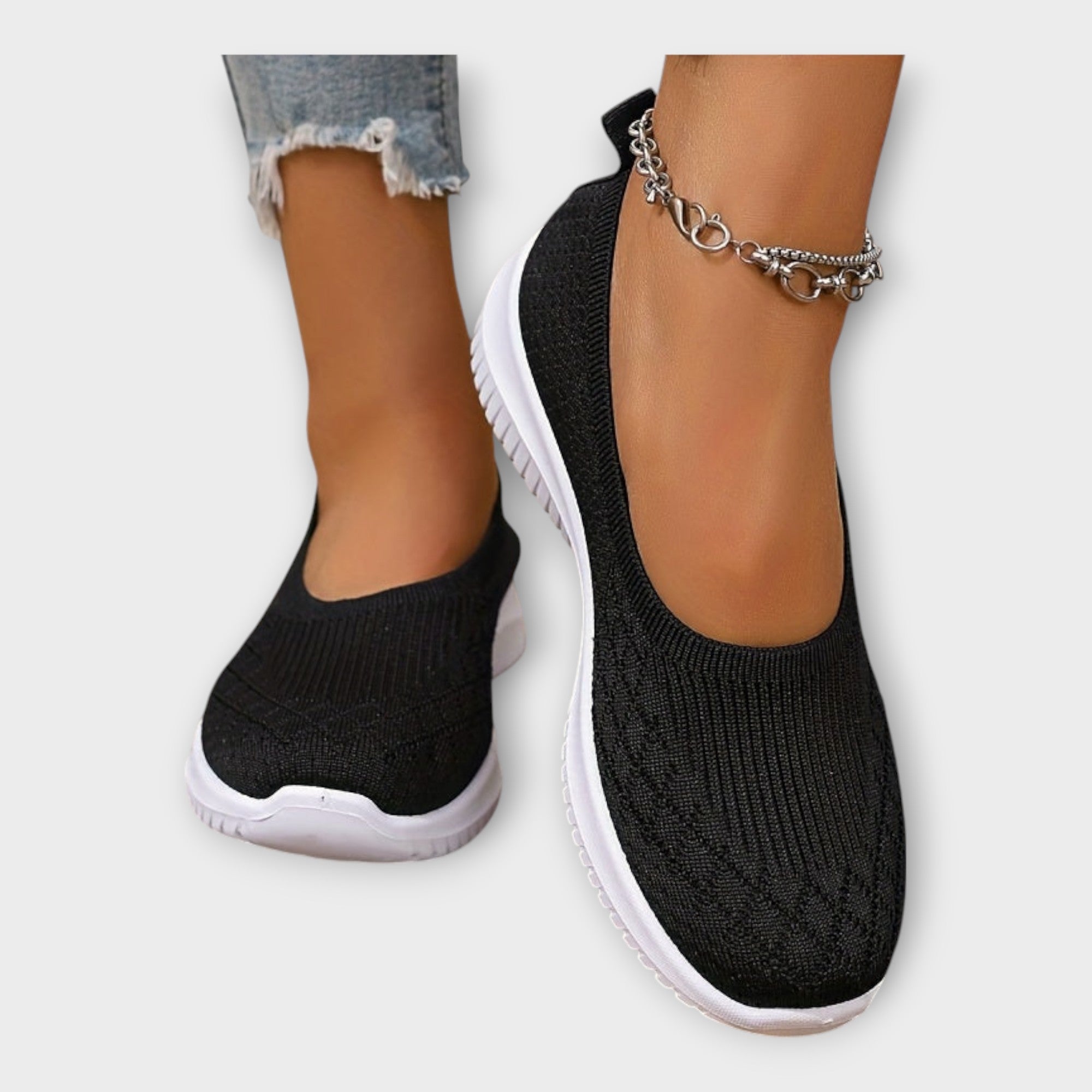 Maria-Simona | Geflochtene Ballerinas mit rutschfester Sohle