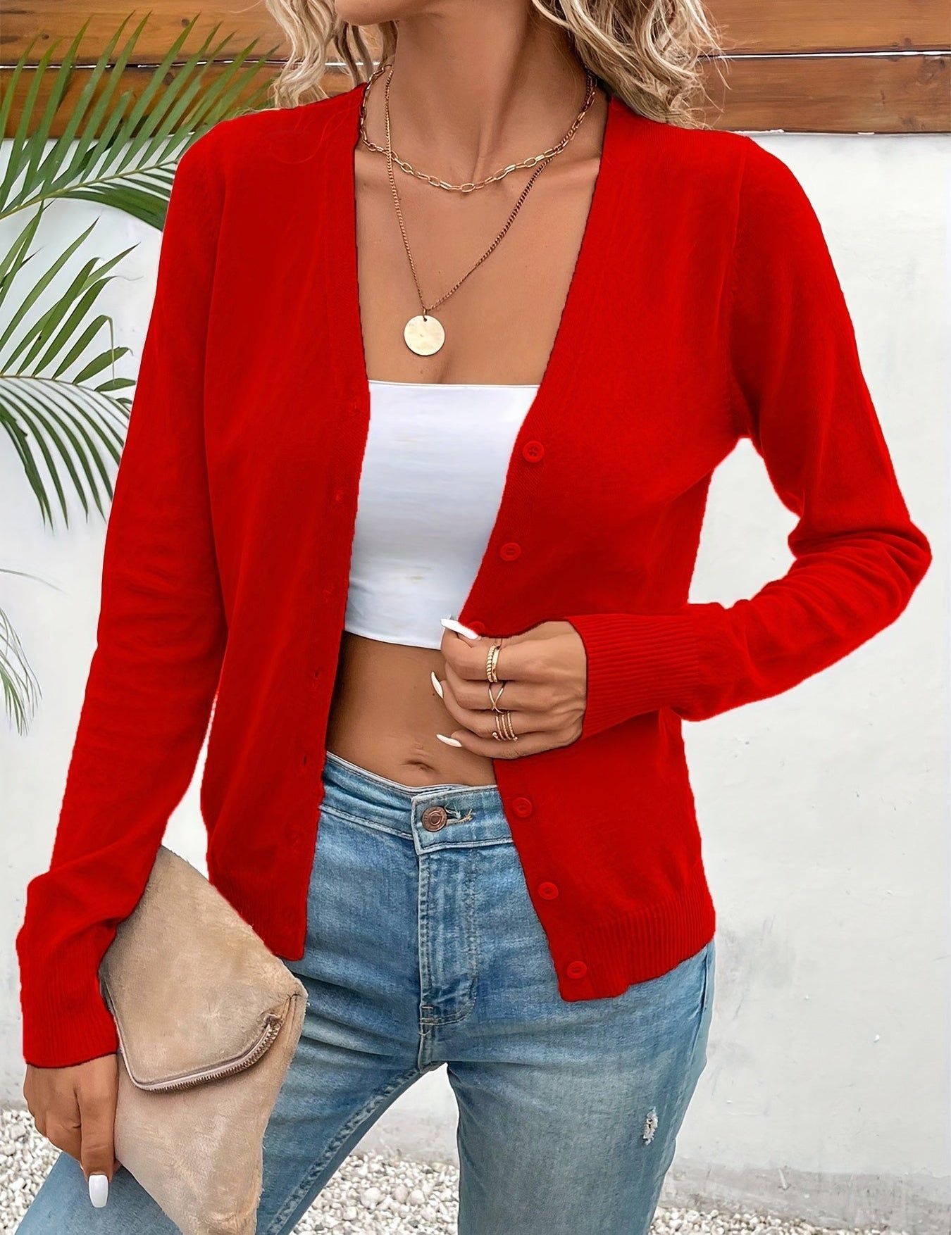 Odele | Anmutiger minimalistischer Cardigan – Bild 9