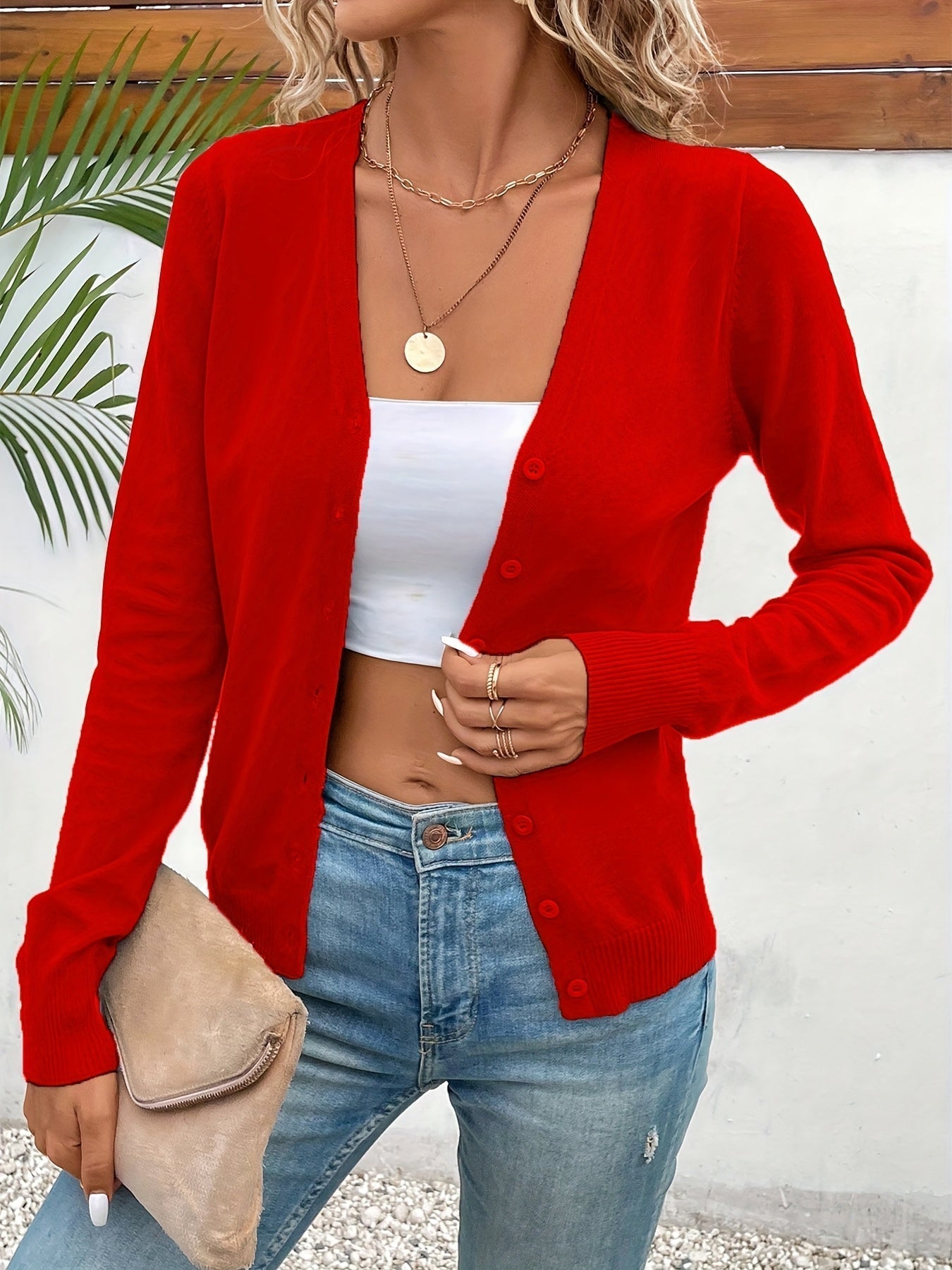 Odele | Anmutiger minimalistischer Cardigan – Bild 9