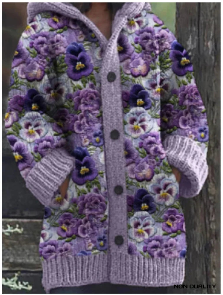 Isabella | Cardigan mit Katzenmotiv – Bild 5