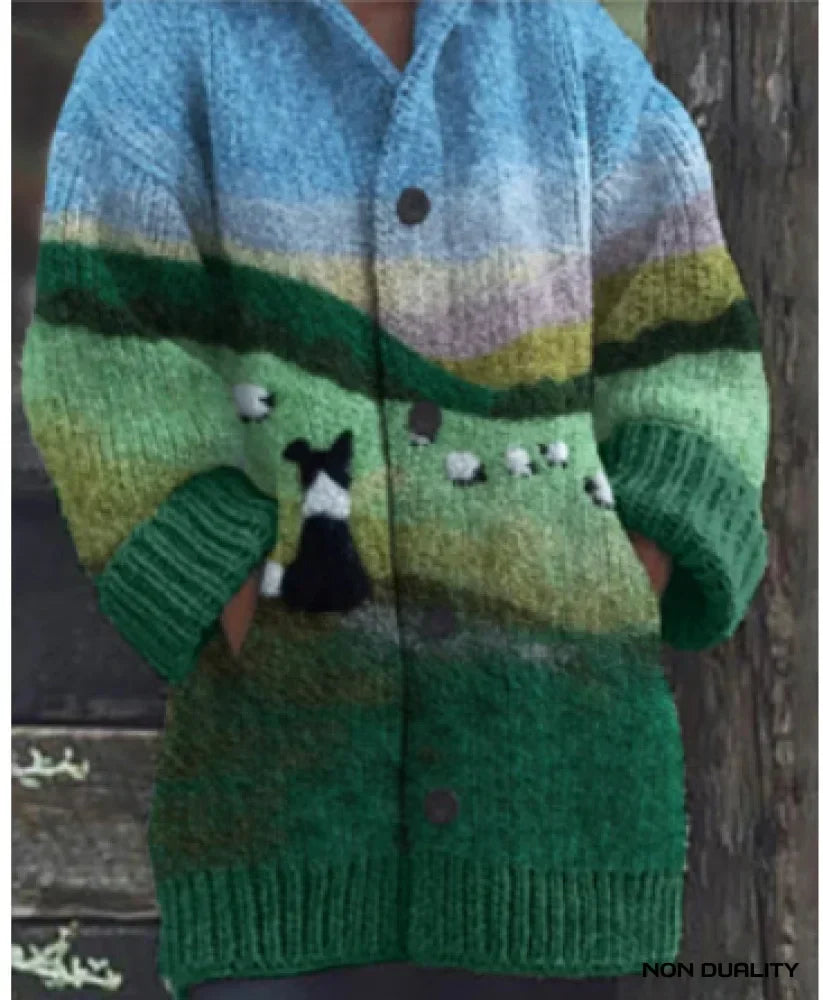 Isabella | Cardigan mit Katzenmotiv – Bild 7