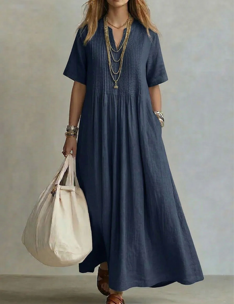 Crina | Plissiertes Kleid mit elegantem Design