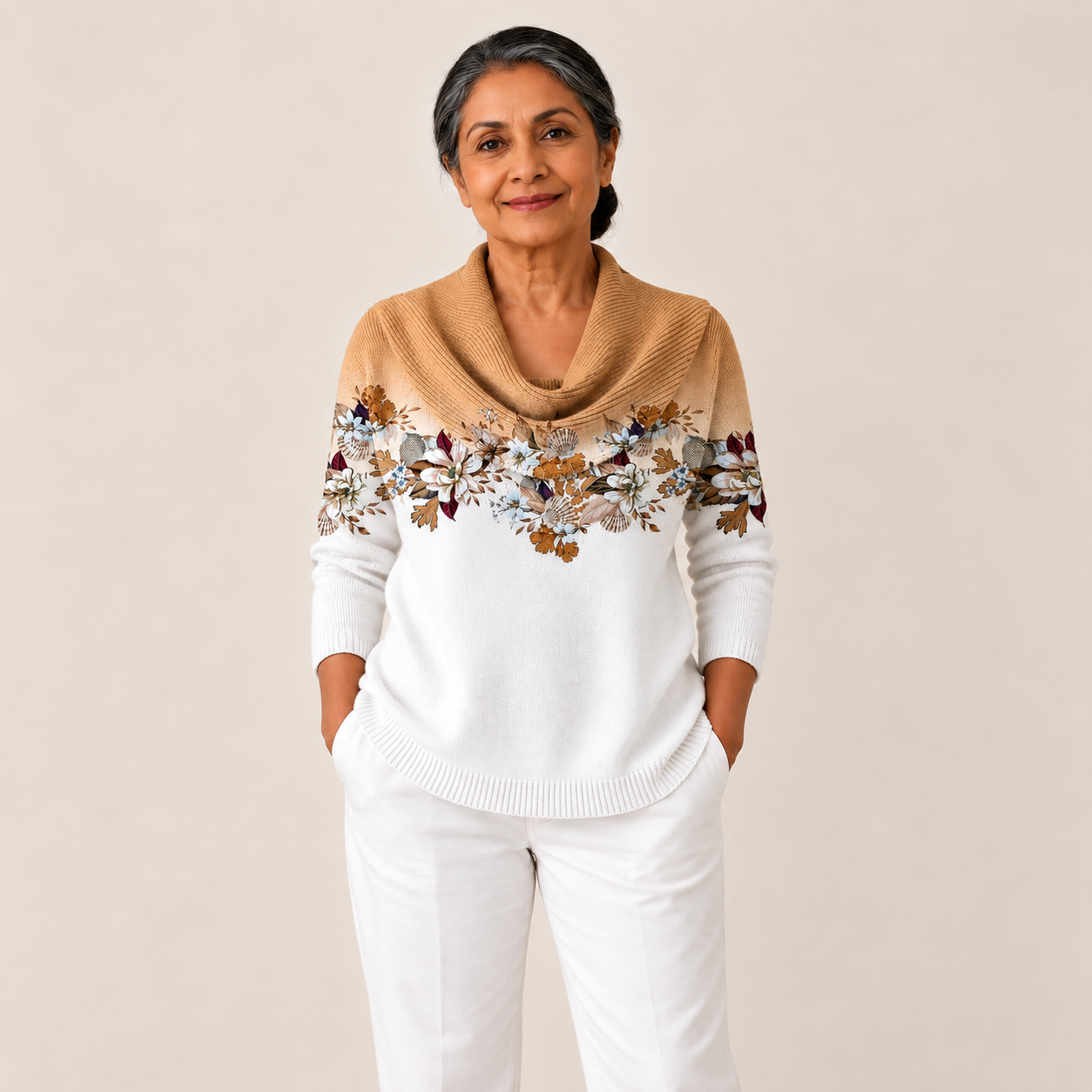 Delilaah – Beige – Vorderansicht