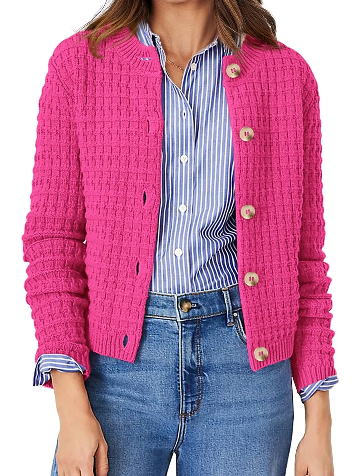 Harper | Cardigan mit Knopfleiste – Bild 28