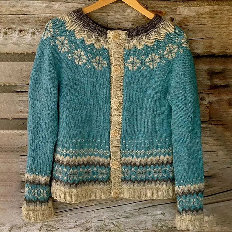 Allaira | Vintage-Icelandic Cardigan – Bild 3