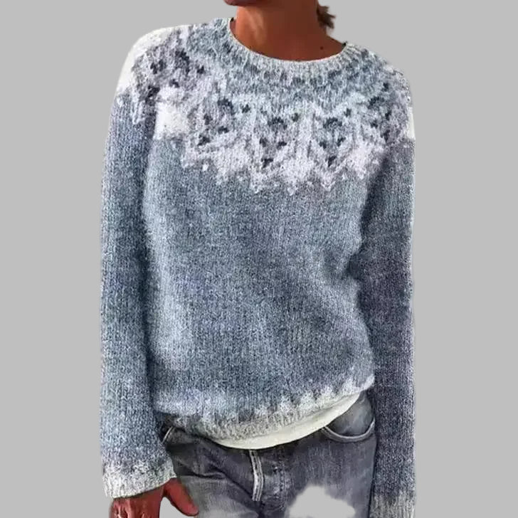 Athena – Pullover mit Retro-Muster, Ansicht 1
