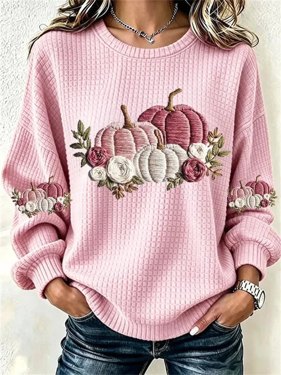 Ava | Sweatshirt mit Blumenmotiv – Produktansicht 1