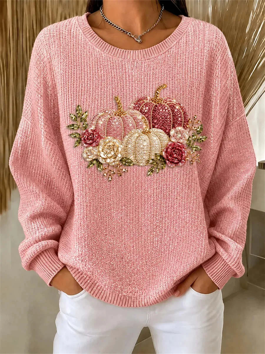 Lavinia | Sweatshirt mit Blumenmotiv – Produktansicht 1