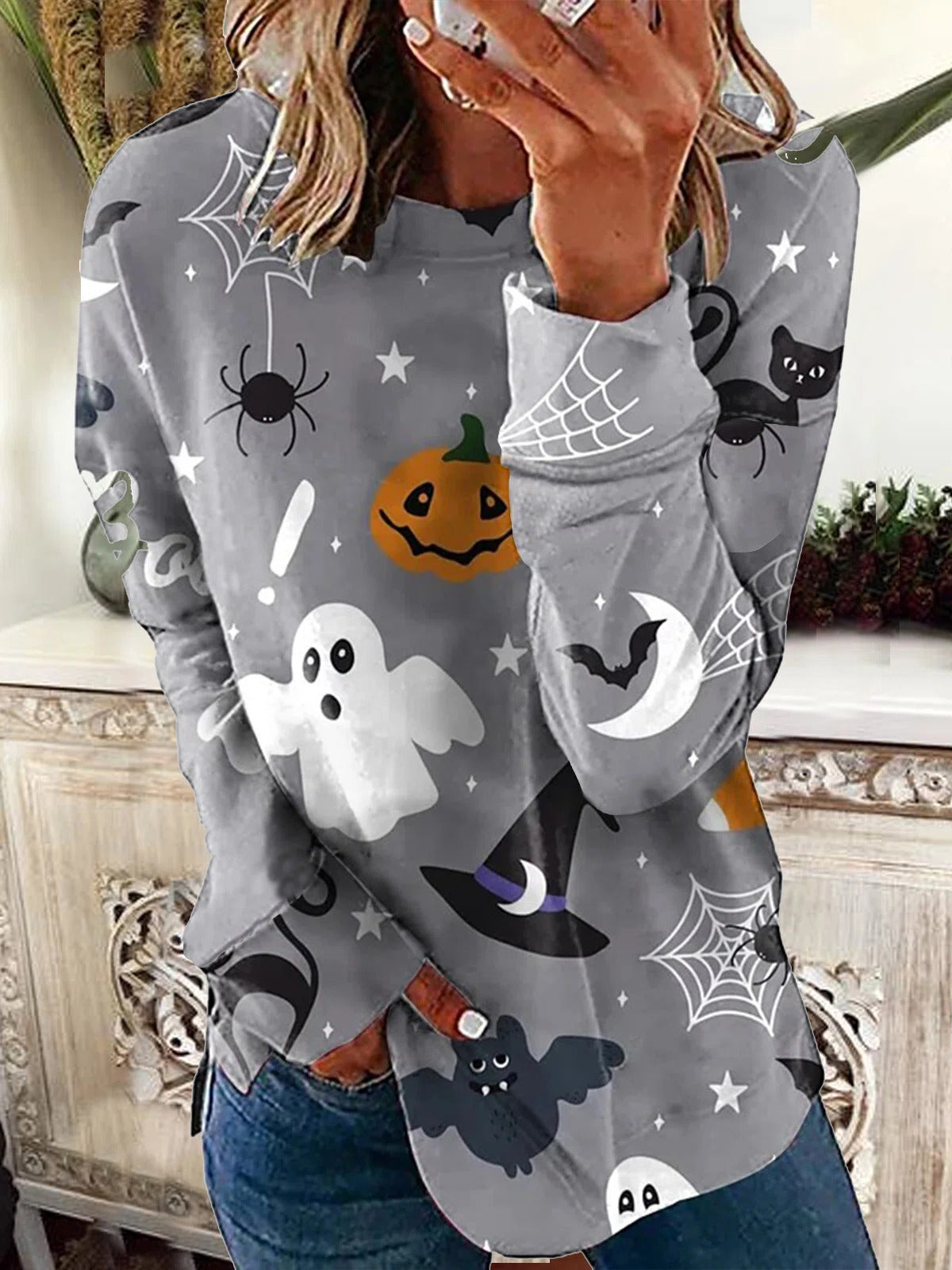 Erica | Sweatshirt mit Halloween-Motiv – Produktansicht 1