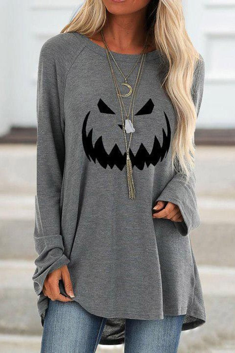 Erin | Sweatshirt mit Kürbismotiv – Produktansicht 1