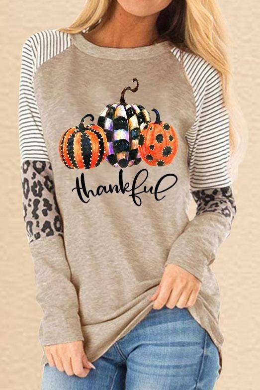 Fernanda | Sweatshirt mit Kürbismotiv – Produktansicht 1