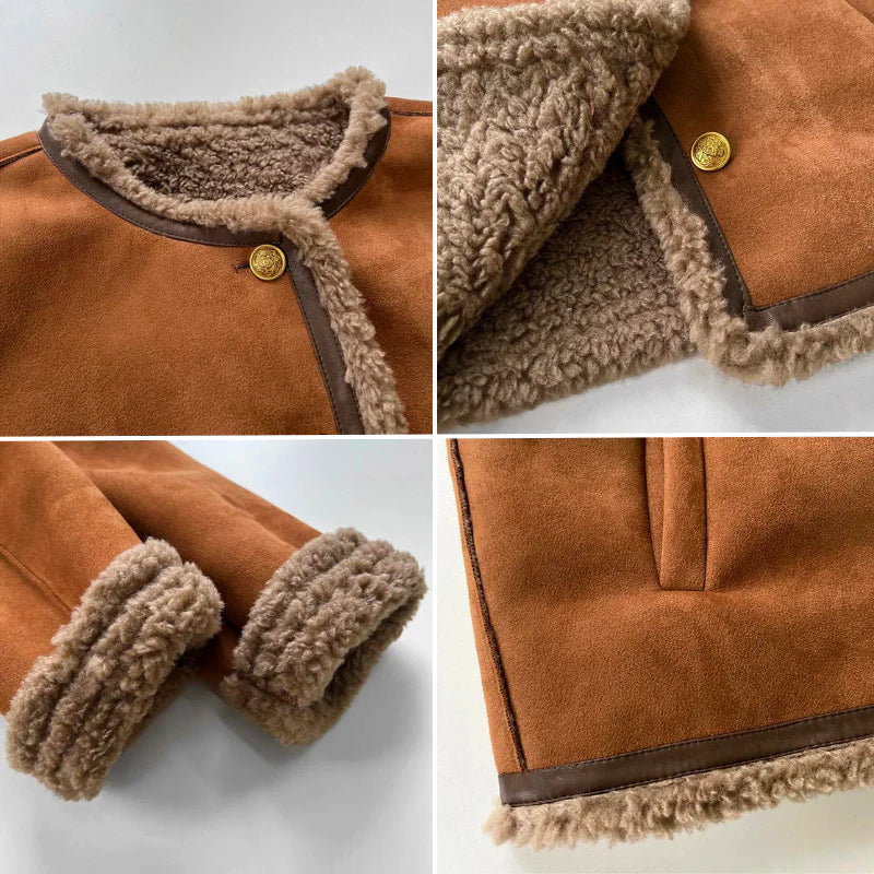 Dorina – Elegante, vielseitige Plüschjacke – Bild 4