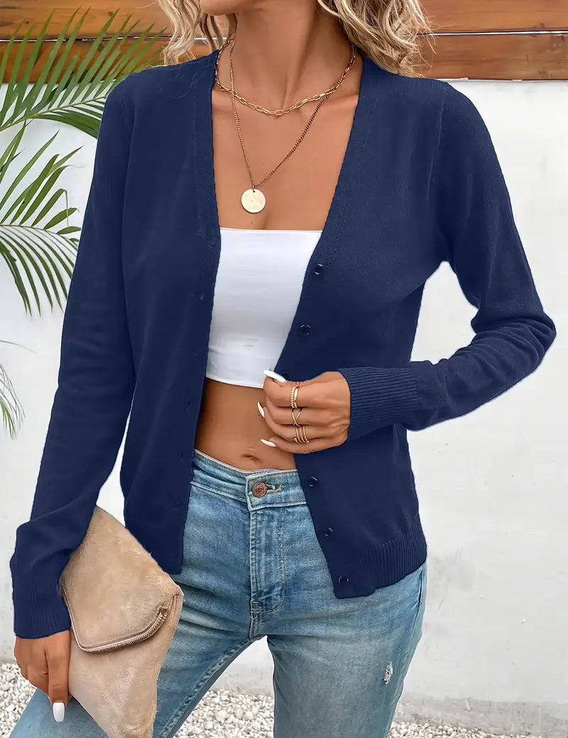 Odele | Anmutiger minimalistischer Cardigan – Bild 14
