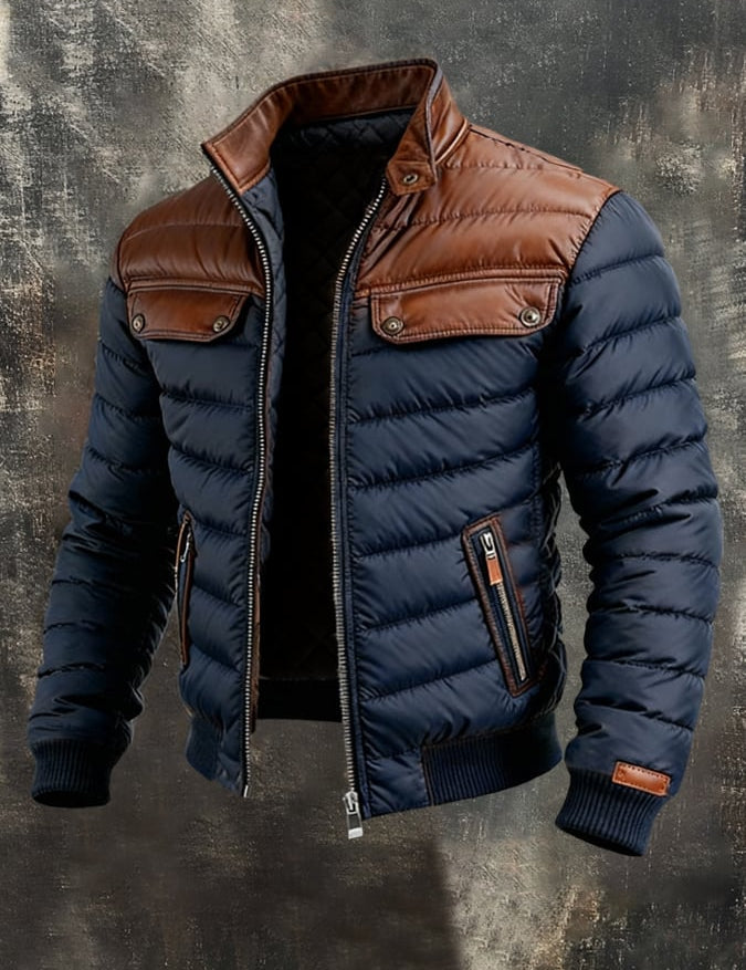 Nikola | Elegant Down Jacket Blau