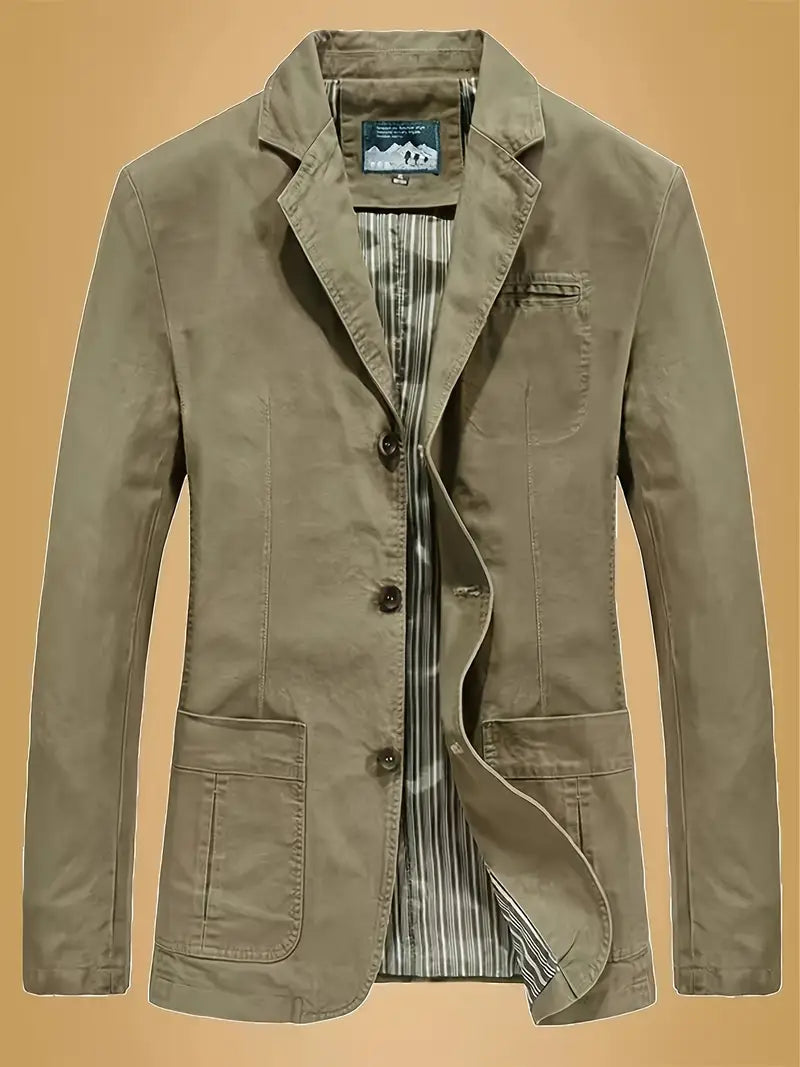 Casual Men's Jacket Schwarz