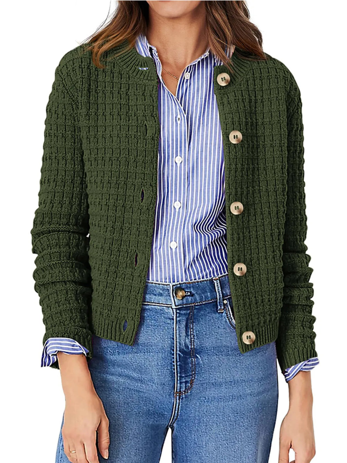 Harper | Cardigan mit Knopfleiste – Bild 9