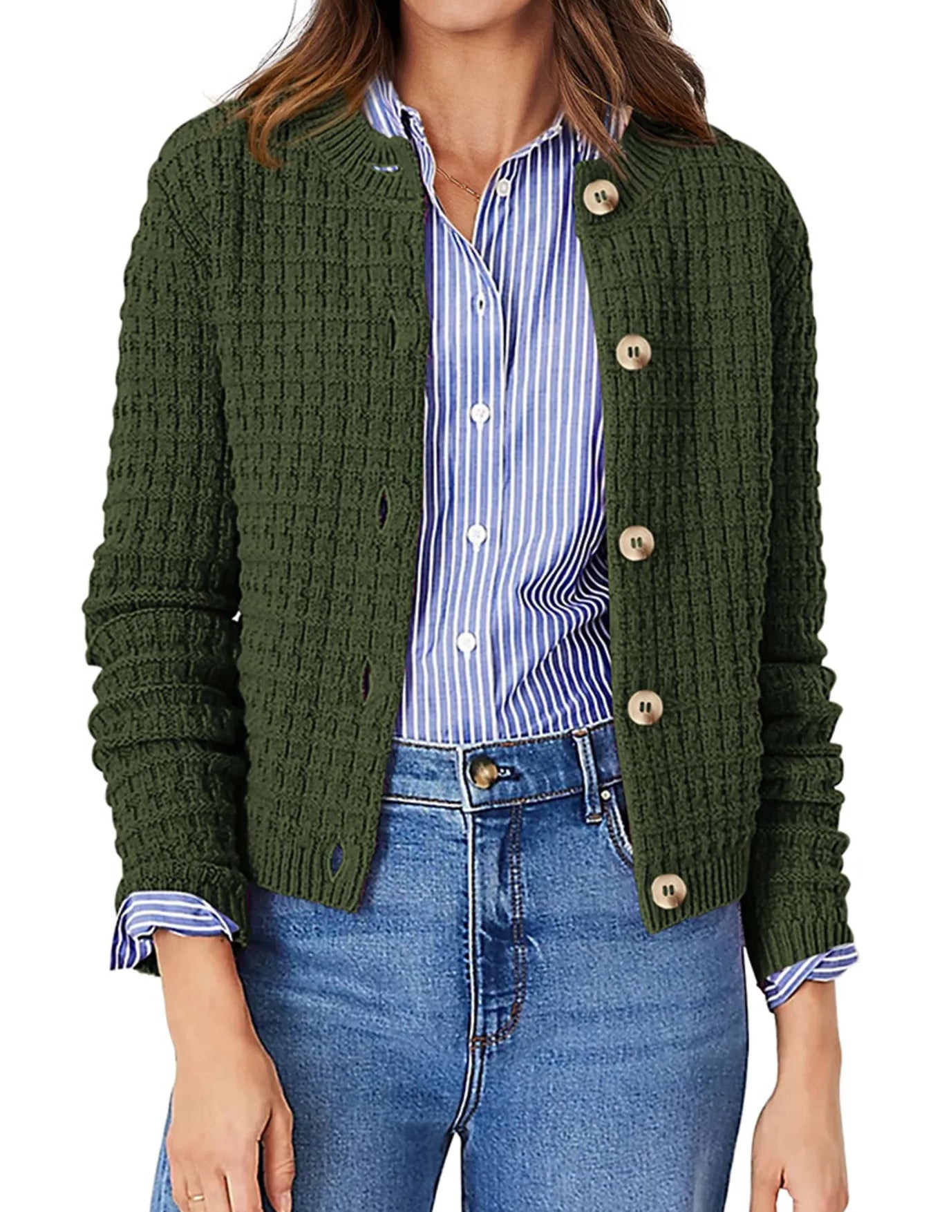 Harper | Cardigan mit Knopfleiste – Bild 9