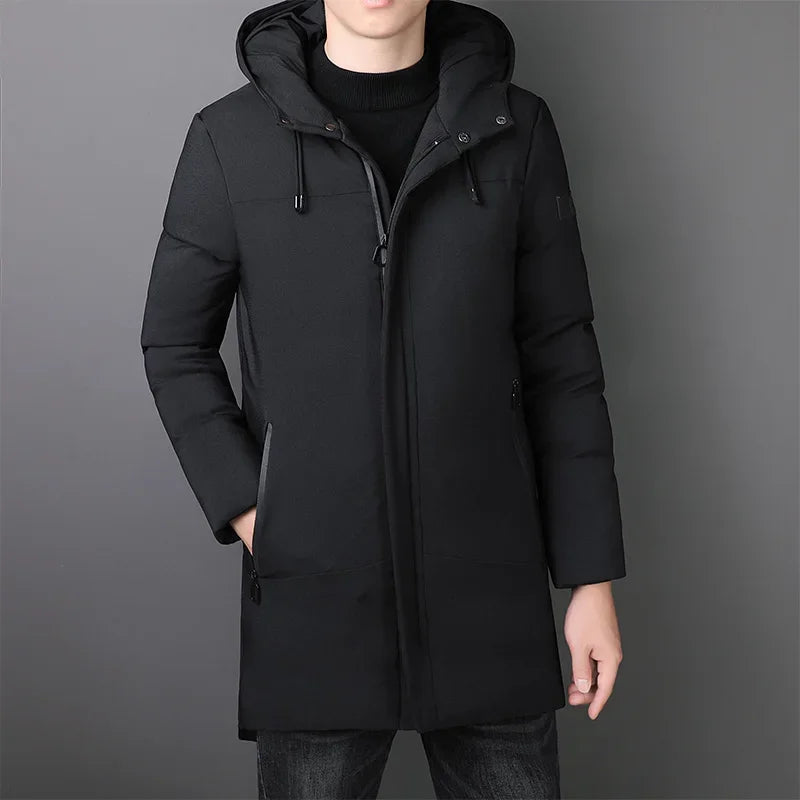 Elegante lange Herrenjacke - Produktbild 5