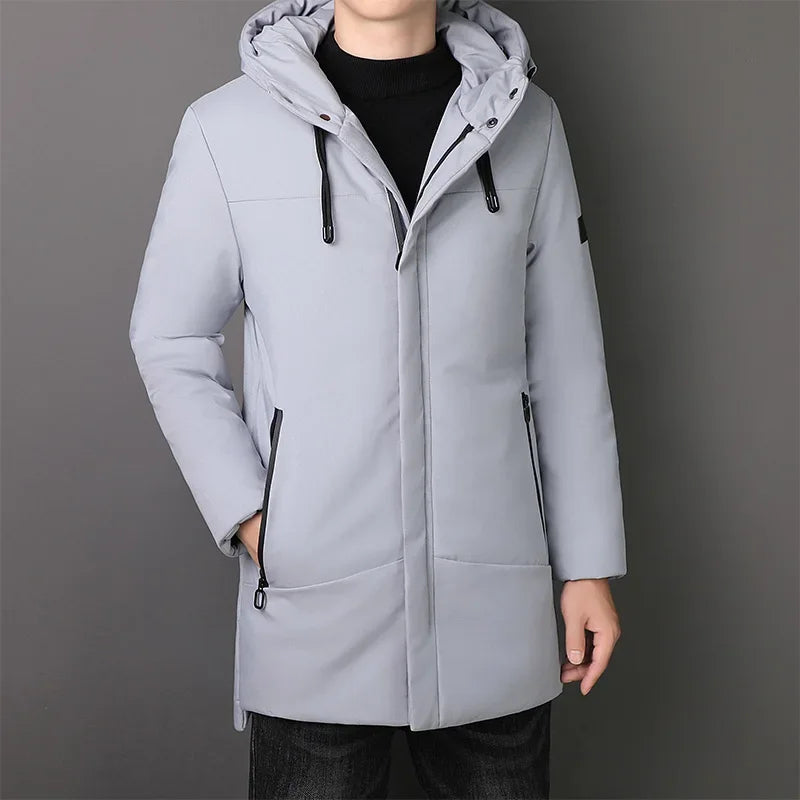 Elegante lange Herrenjacke - Produktbild 7