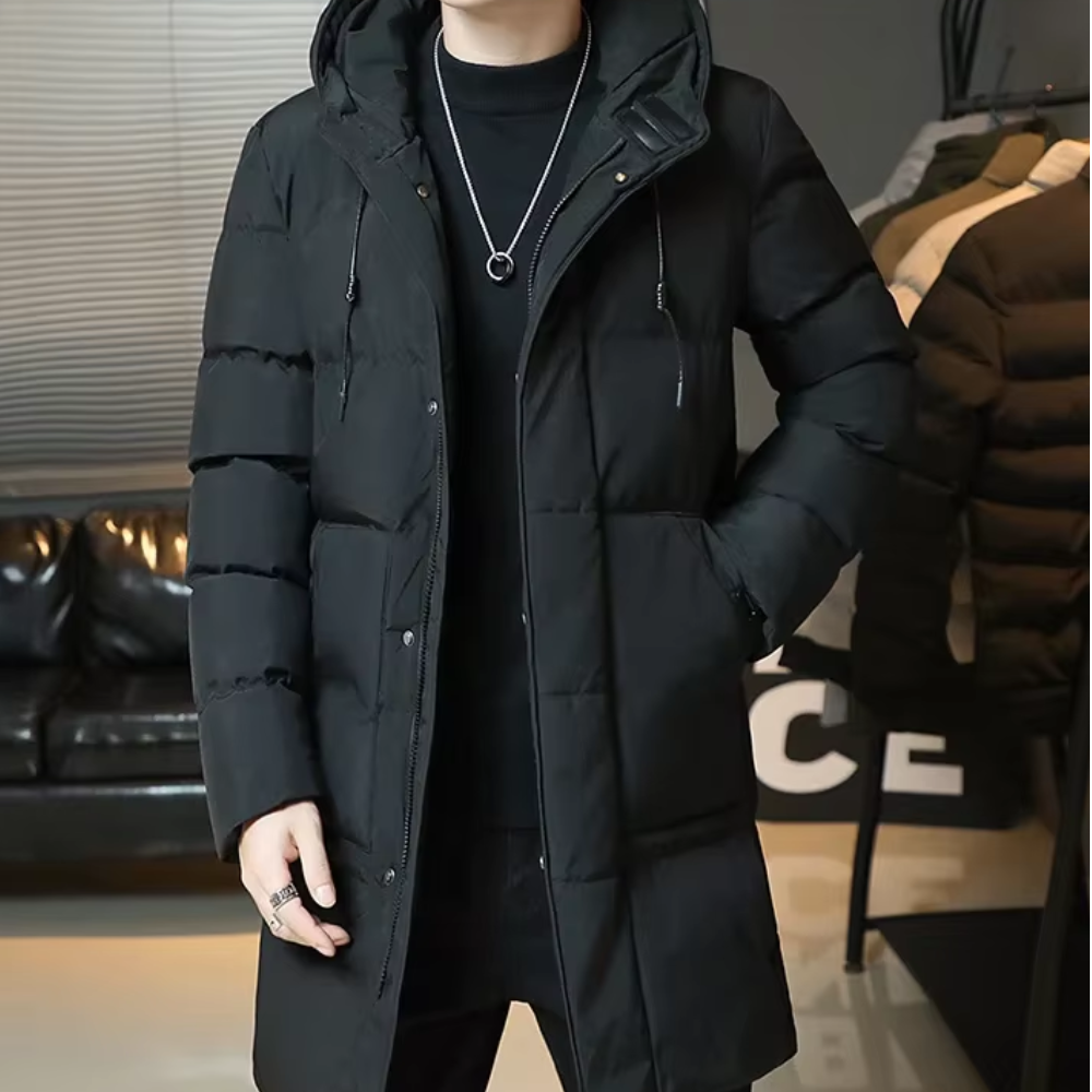 Elegante lange Winterjacke - Produktbild 1