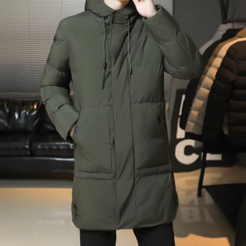 Elegante lange Winterjacke - Produktbild 2