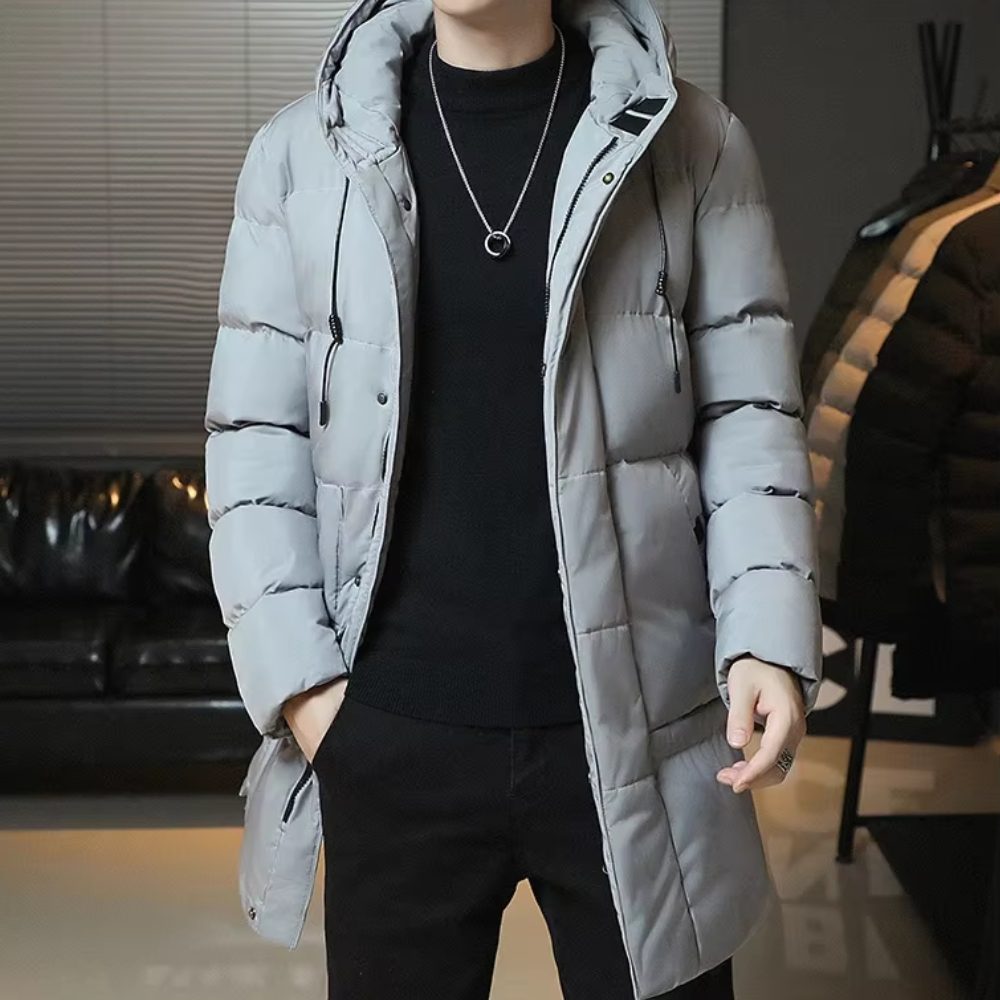 Elegante lange Winterjacke - Produktbild 4