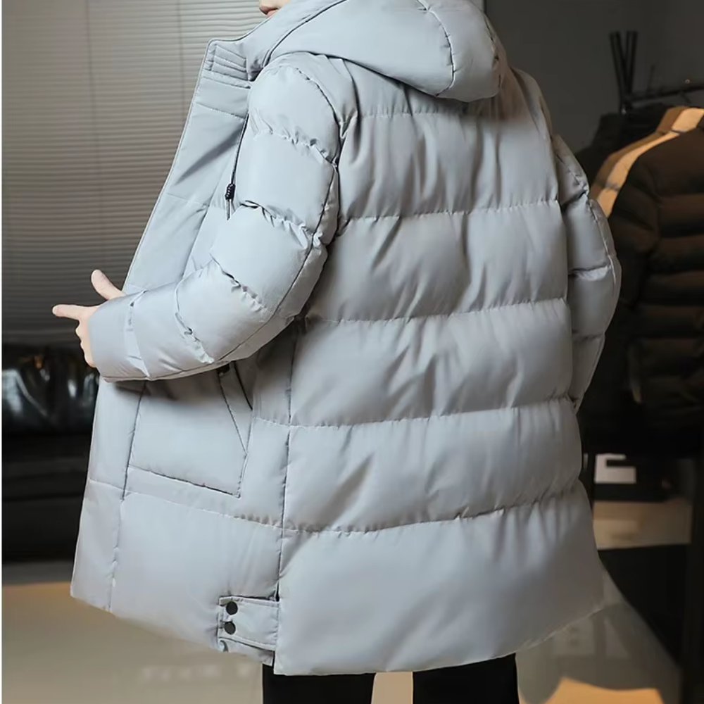 Elegante lange Winterjacke - Produktbild 5