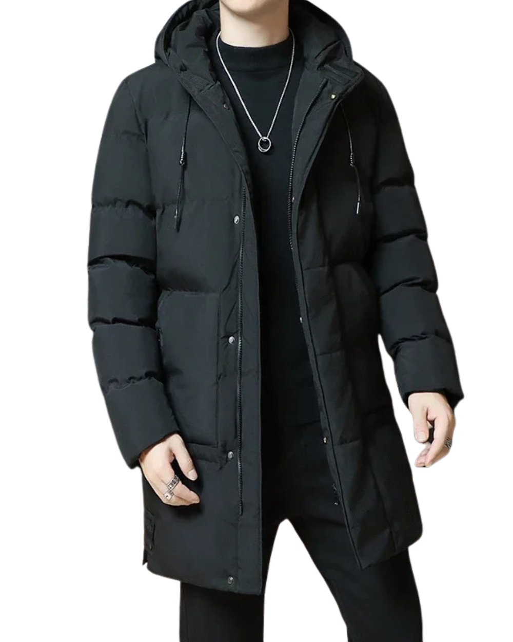 Elegante lange Winterjacke - Produktbild 6