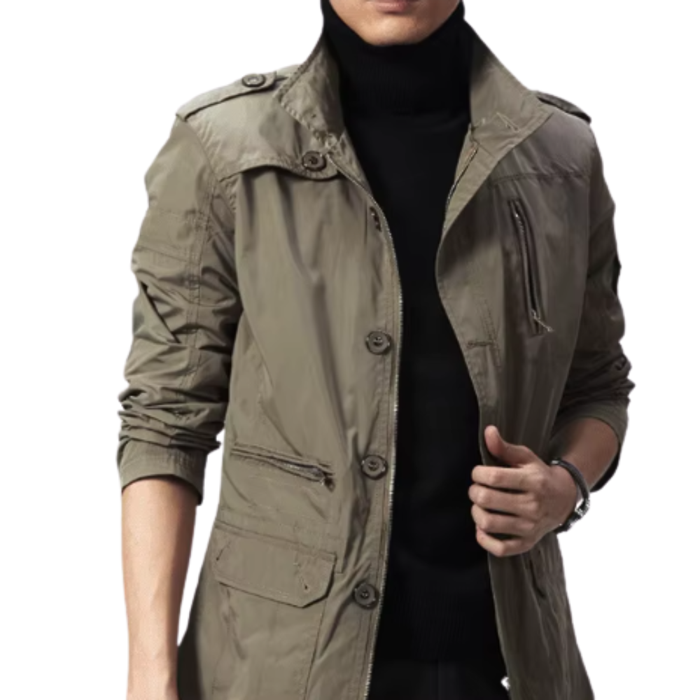 Elegante winddichte Jacke - Produktbild 2