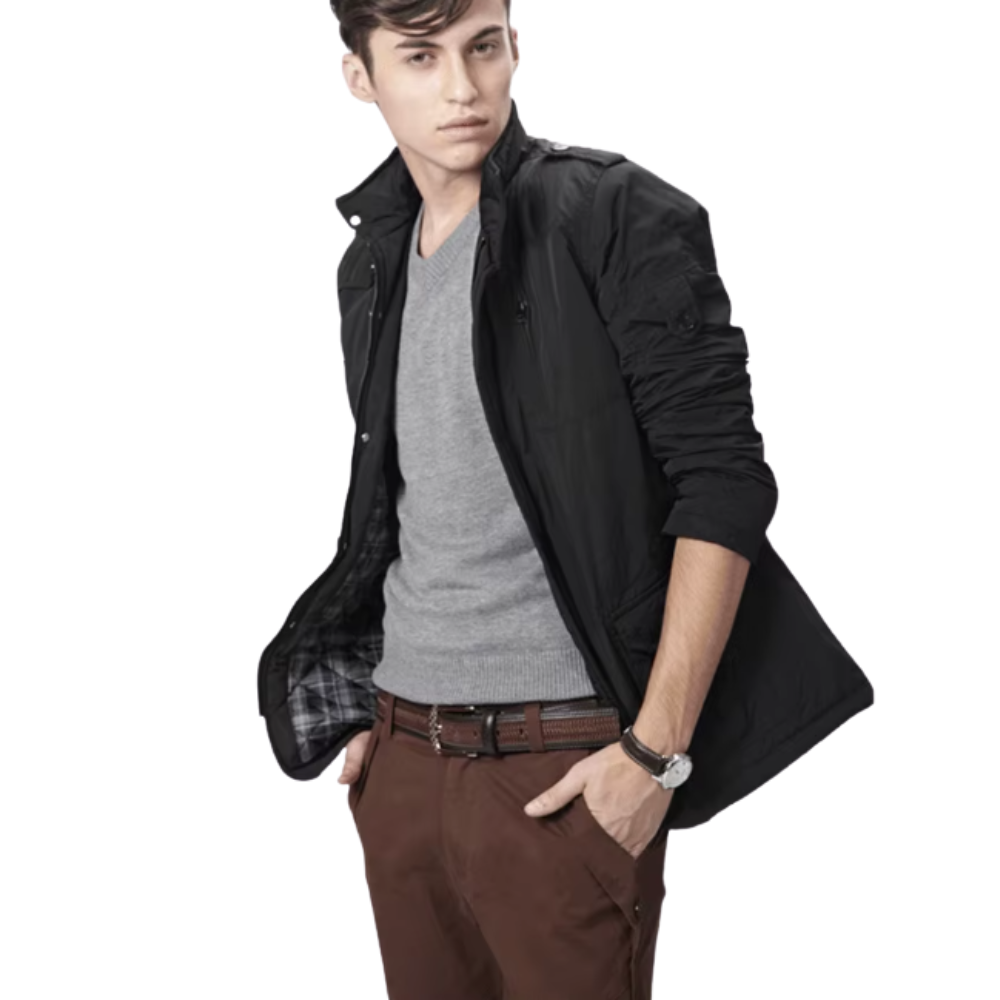 Elegante winddichte Jacke - Produktbild 5