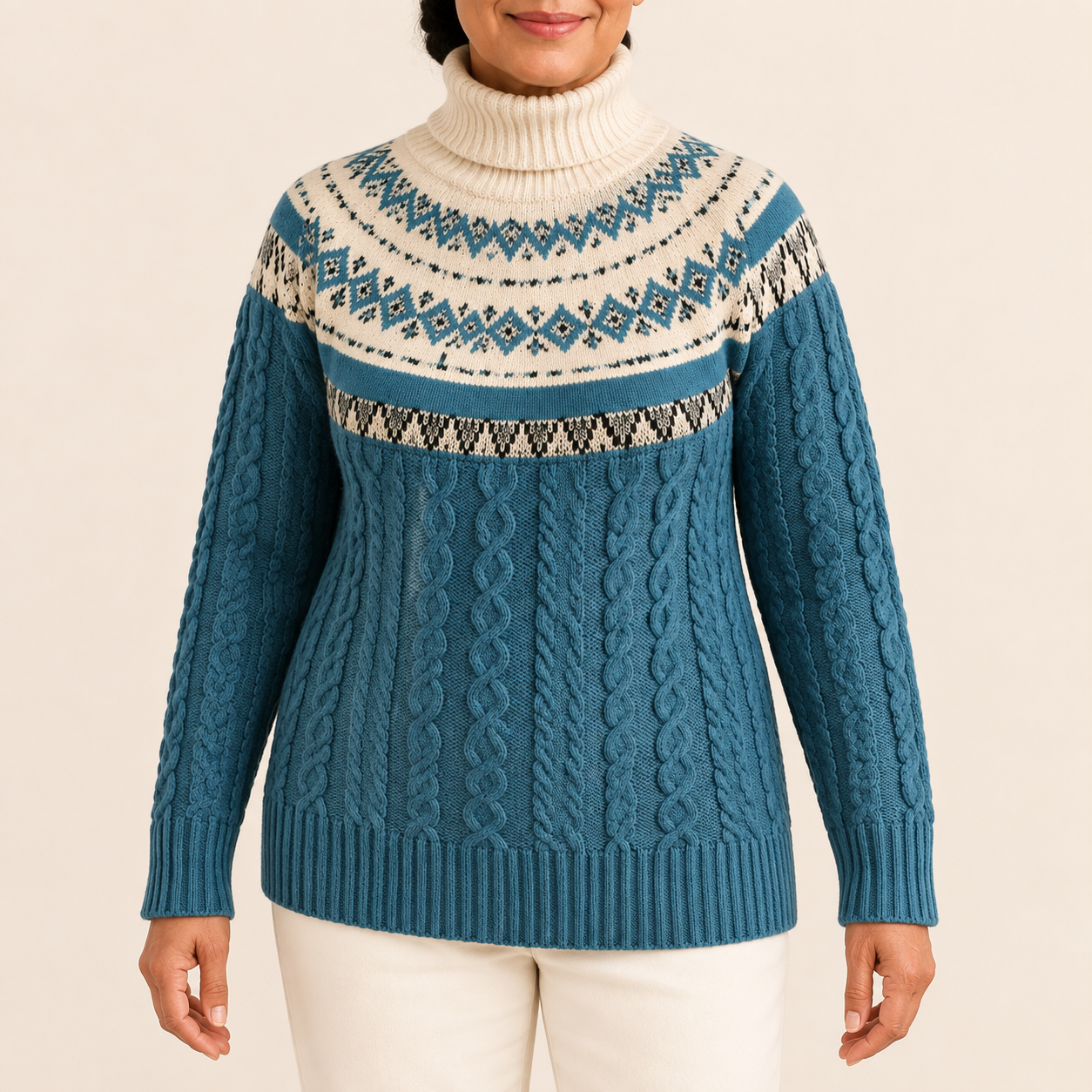 Elena-Maria – Blau/Weiß – Produktansicht